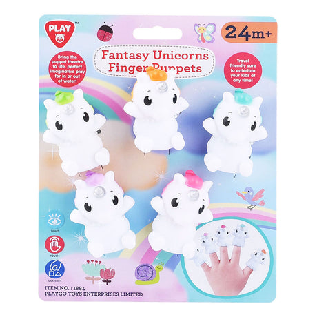 Playgo marionetas de dedo unicornio - 5 uds.