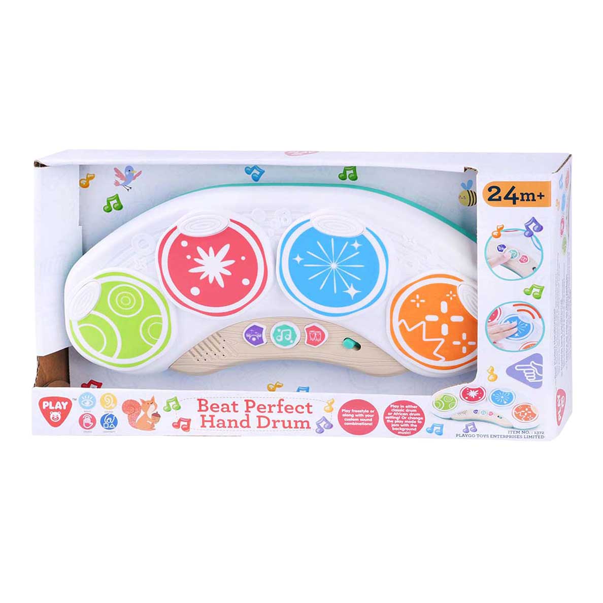 La batería de mano Playgo suena perfectamente