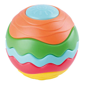 Bola rompecabezas arcoiris Playgo - 6 piezas.