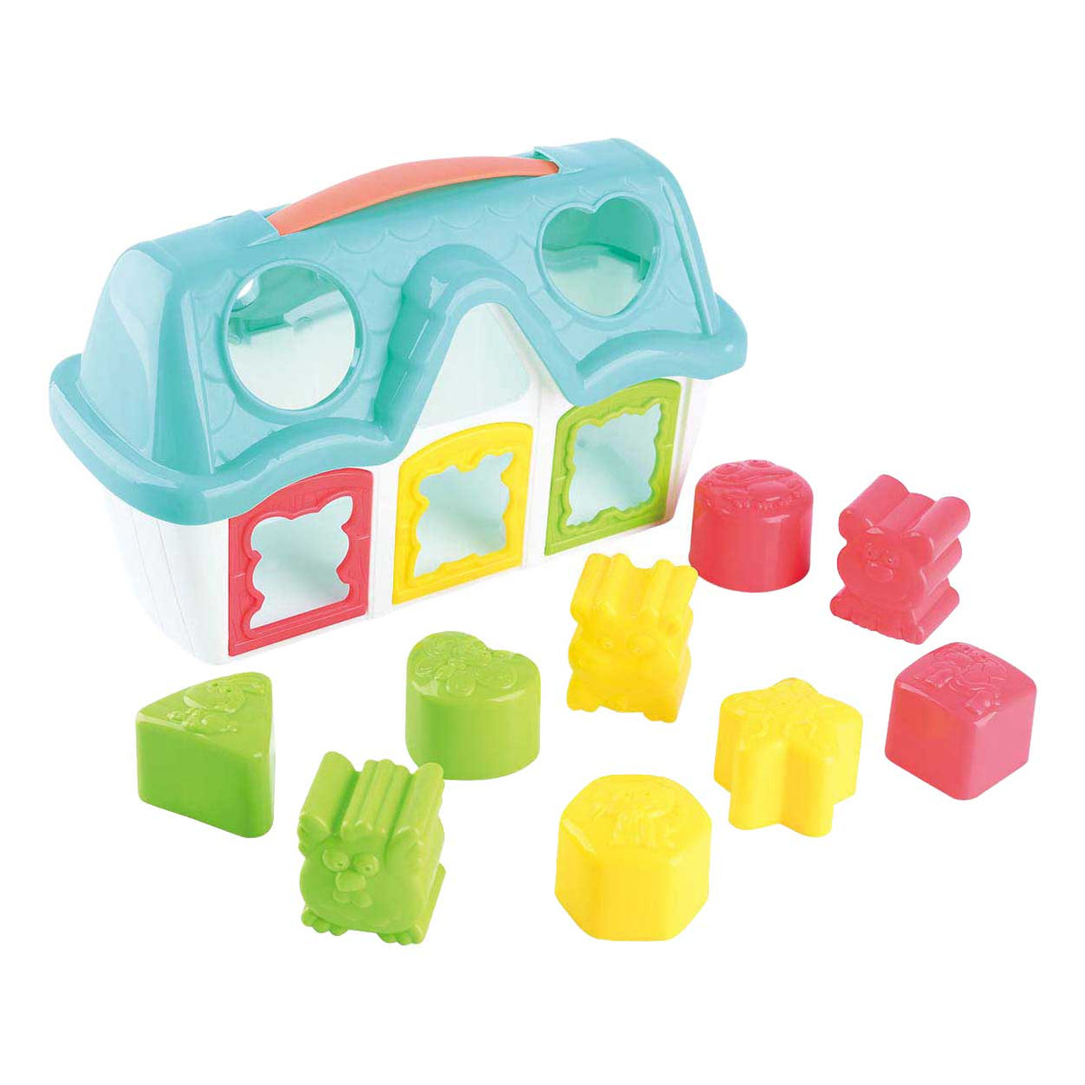 Clasificador de formas de granja Playgo - 10 uds.