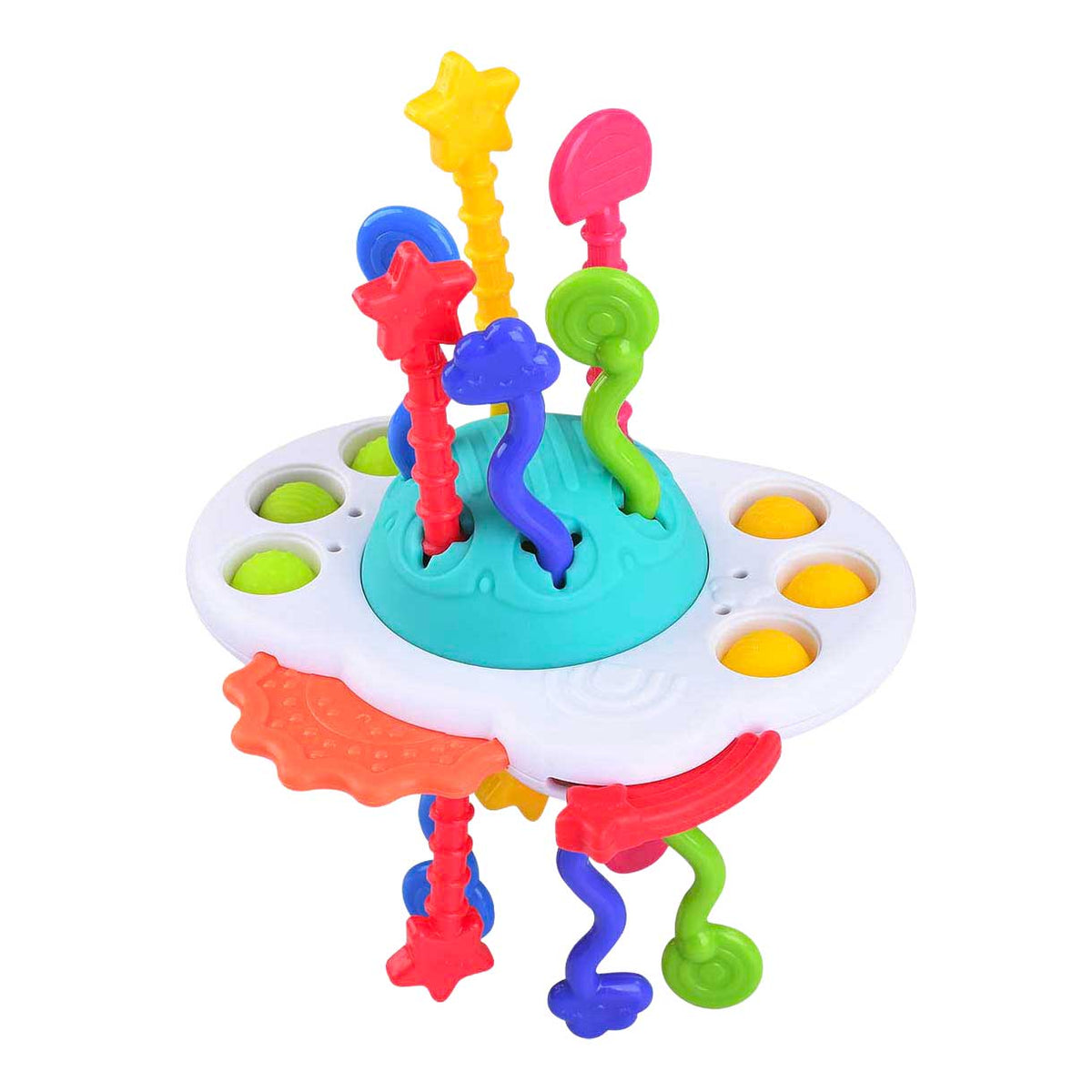 Playgo bola sensorial nave espacial juguete educativo multicolor.