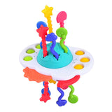 Playgo bola sensorial nave espacial juguete educativo multicolor.