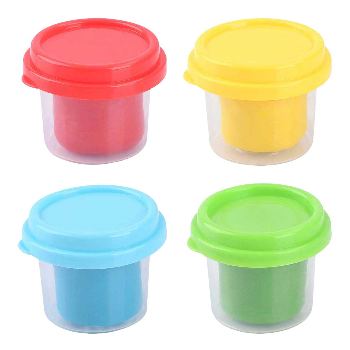 Juego de arcilla Playgo 4 colores - 4x56gram