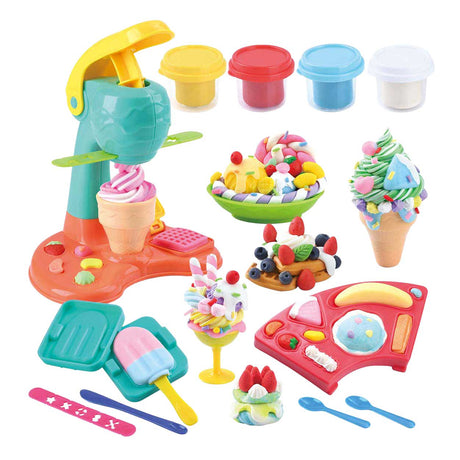 Set de arcilla helado delicioso Playgo - 4 vasijas de barro