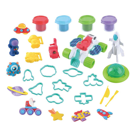 Set de arcilla Playgo aventura espacial - 4 vasijas de barro