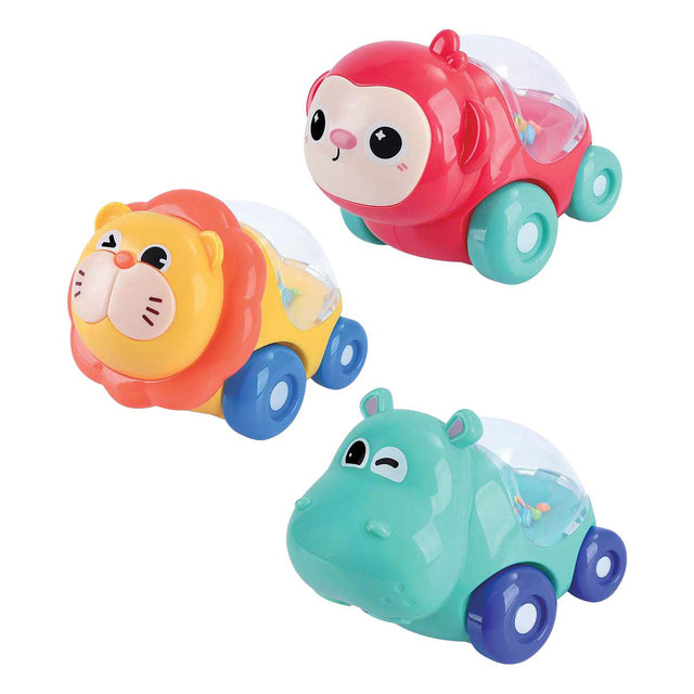 Playgo zoom bounce dierenauto's - 3st.