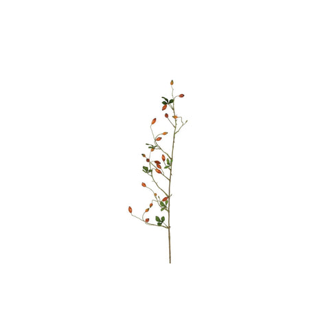 Countryfield rama artificial rosa canina rosa mosqueta naranja 3,8x5x108cm
