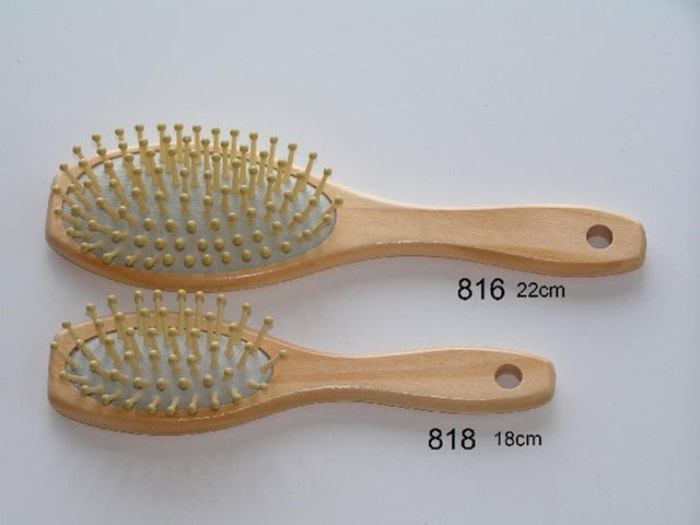 Cepillo para el pelo 22cm madera