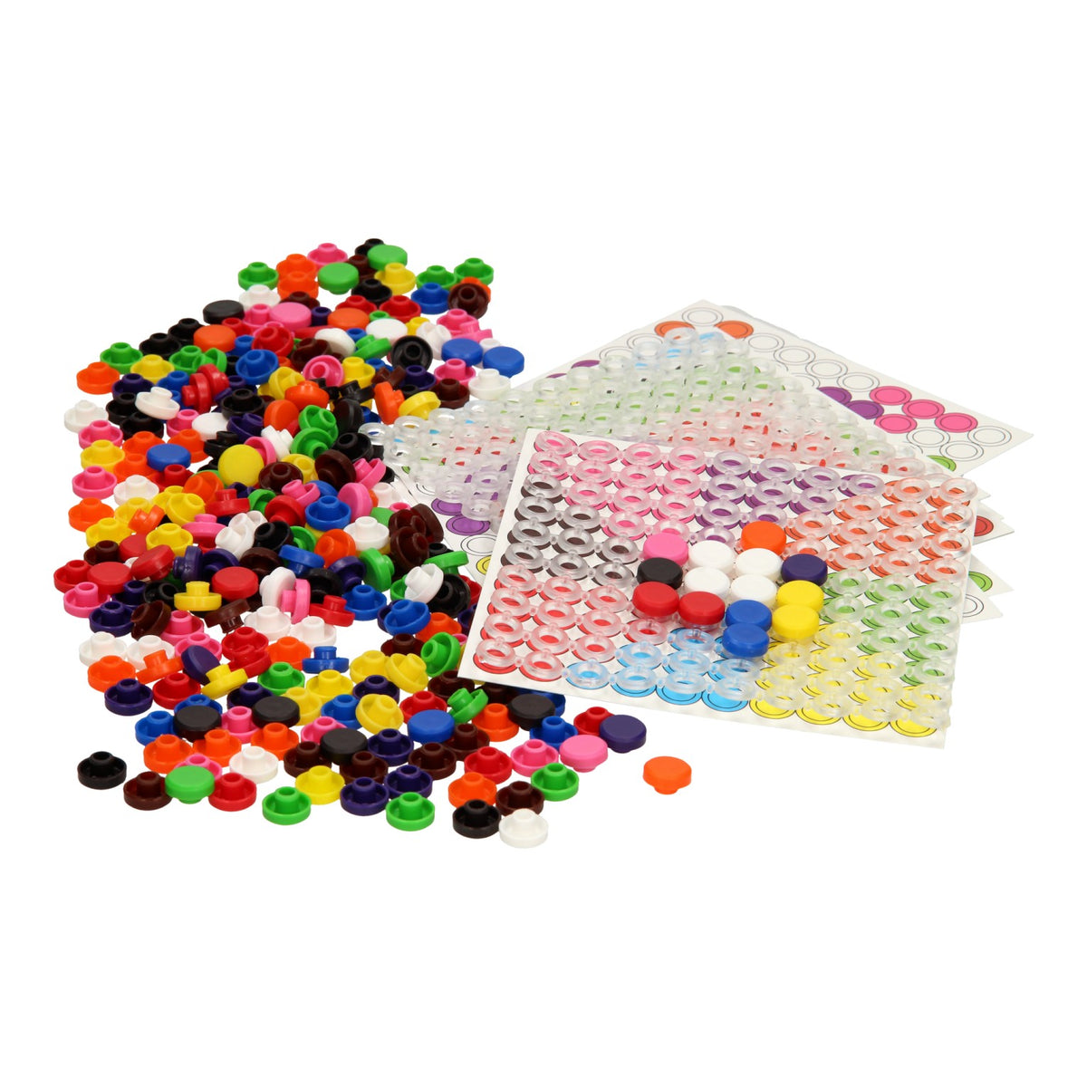Insertar mosaico con tarjetas de muestra.