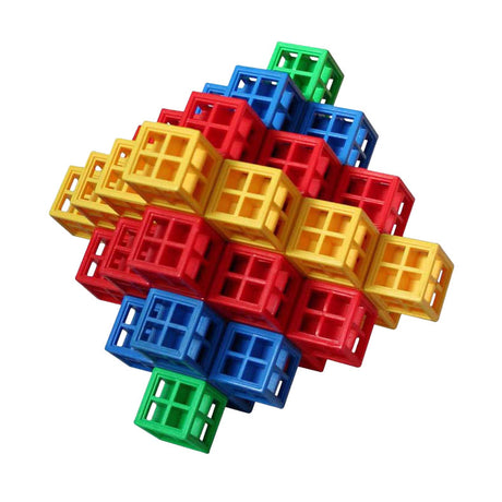 Juego de construcción de bloques de conexión de rejilla - 300 piezas
