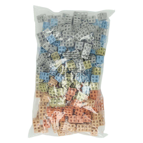 Bloques de rejilla enlazables colores naturales - 300 uds.