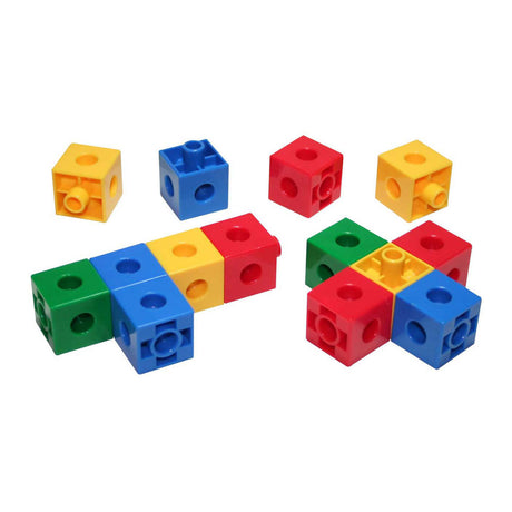 Juego de construcción Lobbes, bloques de conexión - 6 colores - 300 piezas