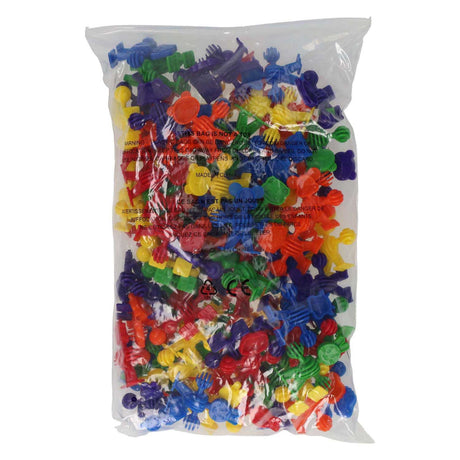 Animales de construcción de colores - 96 uds.