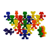 Animales de construcción de colores - 96 uds.