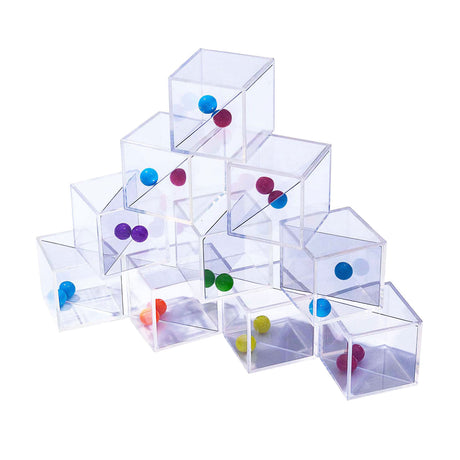 Bloques de espejos transparentes Lobbes - 5 cm - 18 piezas -