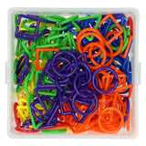 Geoenlaces coloridos - 180 uds.