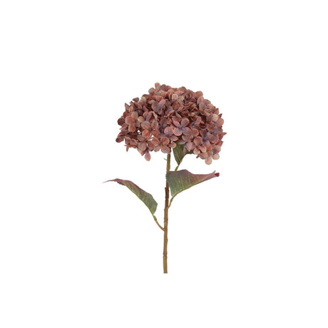 Countryfield flor artificial aletta hortensia l cobre 22x22x70cm
