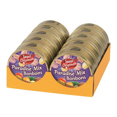 Bombones de mezcla de frutas Sweet originals paradise lata (10x 200 gr)