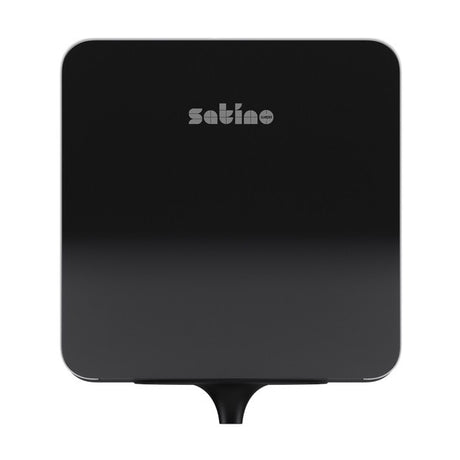 Dispensador de rollo de limpieza Satino midi alimentación central negro (1 pieza)