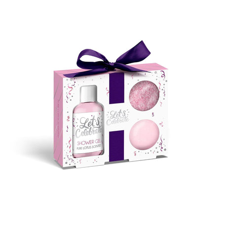 Set de regalo de baño Source Balance Celebra el gel de ducha fizzer