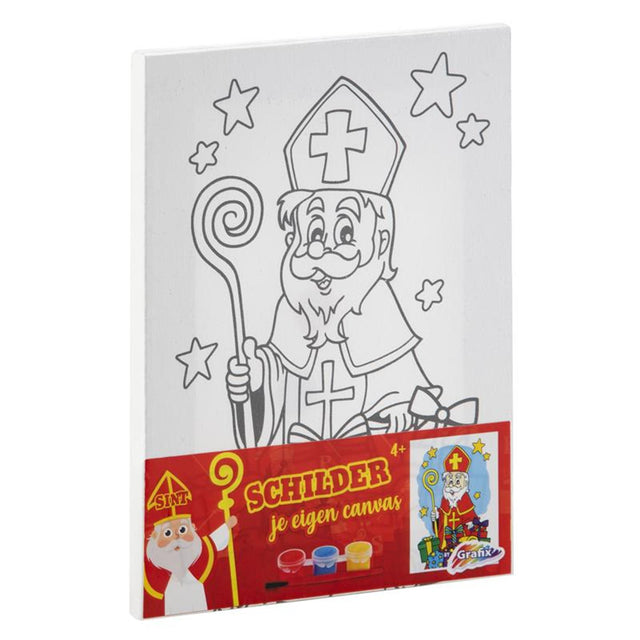 Juego de pintura en lienzo Grafix sint 20x15cm