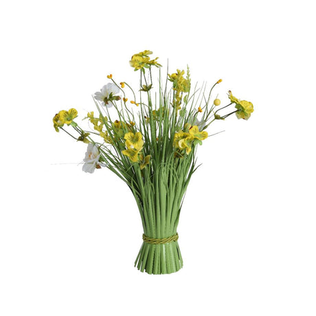 Decoris campo de flores artificiales ramo de flores poliéster dia20x40cm