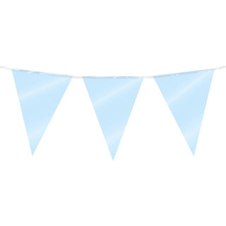 Empavesado de fiesta azul celeste | 6 piezas