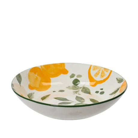 Decoris plato hondo limón porcelana ø20x4,3cm