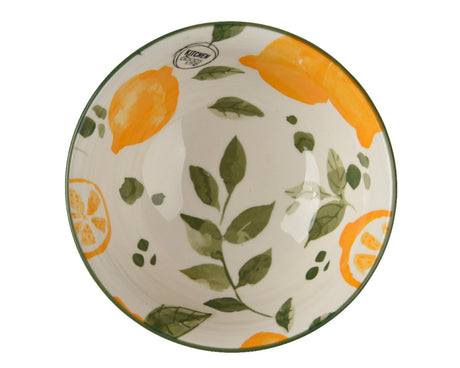 Decoris plato hondo limón porcelana ø20x4,3cm