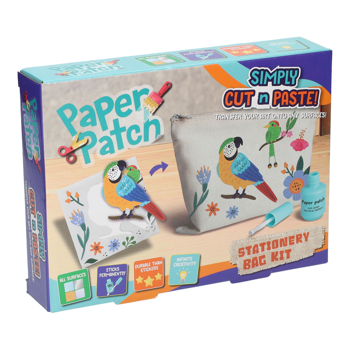 Parche de papel Paullinda - decorar estuche