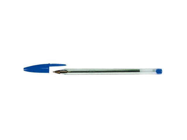 Bolígrafo Bic cristal azul 0,4 mm 50 piezas