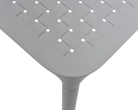 Mesa franqueo plastico 65x65x70cm gris