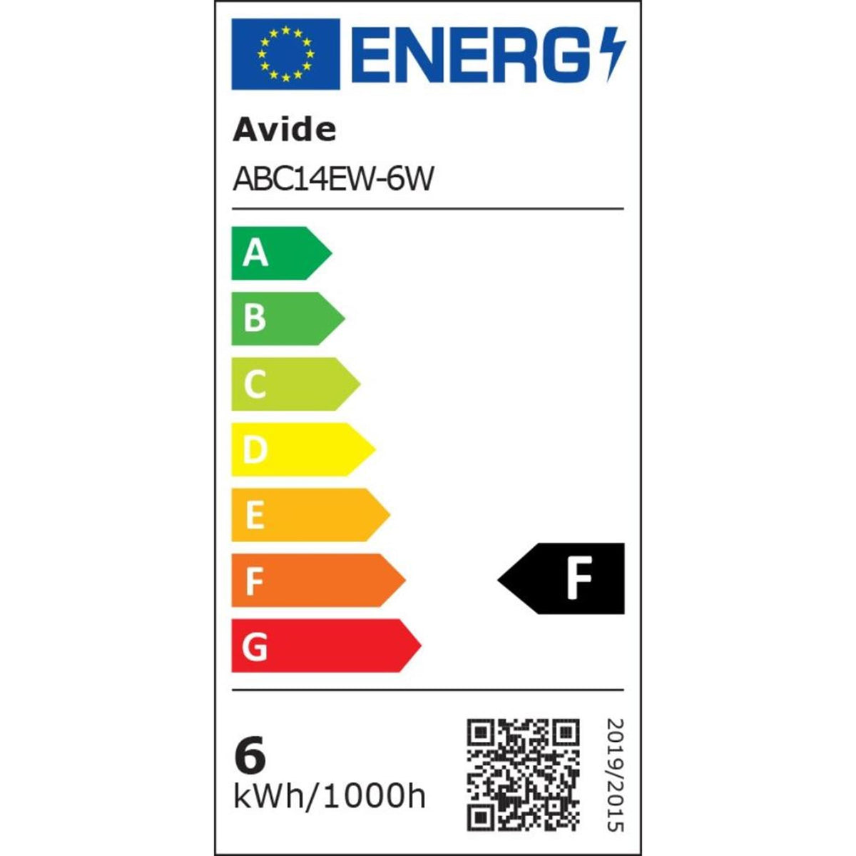 Avide Lámpara LED E14 6,5W 3000K WW 806lm