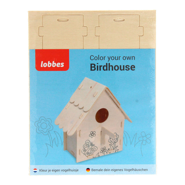 Haz tu propia casa de pájaros de madera, Variación B