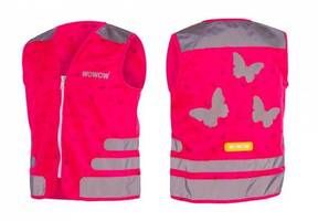 Wowow reflejado para niños más grande chaqueta nuty size m rosa