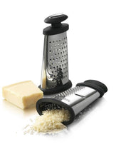 Boska rallador de queso trio formaggio 162x85x50mm plástico y acero inoxidable