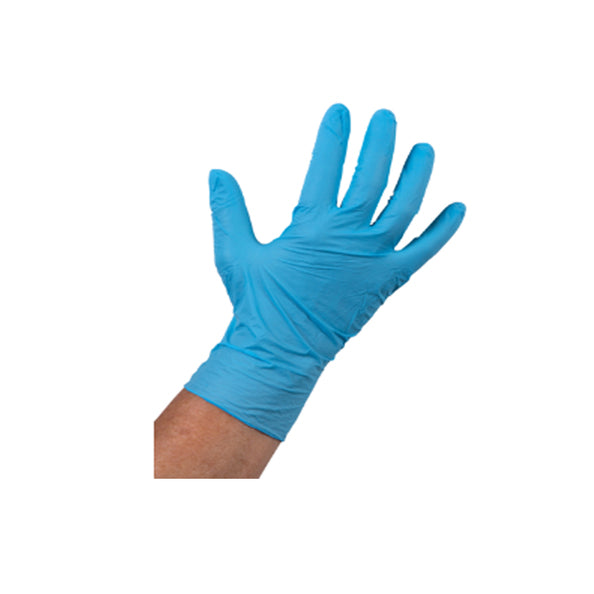 Guante confort nitrilo azul sin polvo l (100 piezas)