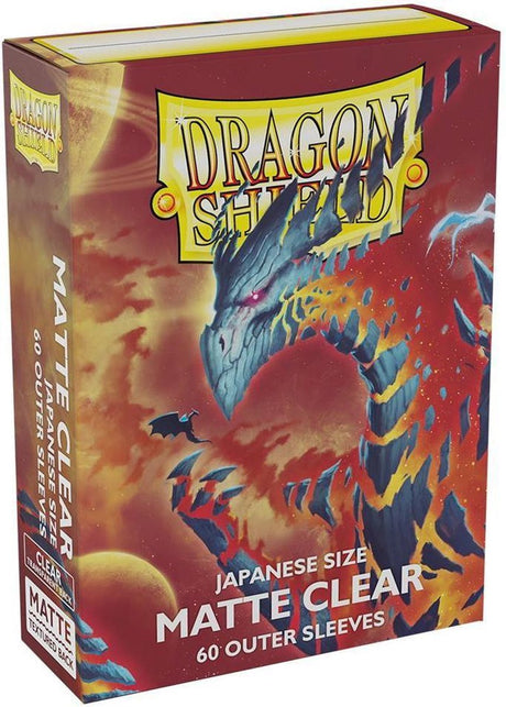 Fundas exteriores Dragon Shield transparente mate - Tamaño japonés para tarjetas de hasta 59x86 mm