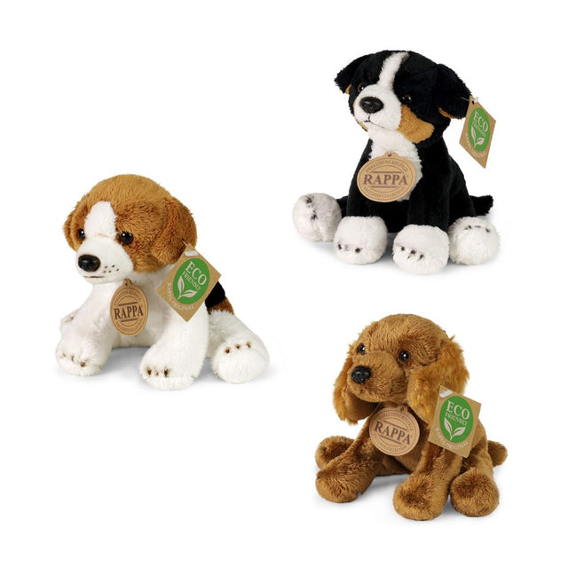 Perros de peluche surtidos 14cm ecológicos
