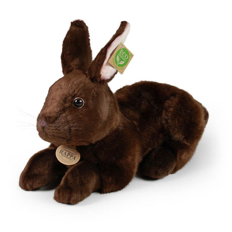 Peluche conejo marrón 33 cm ecológico