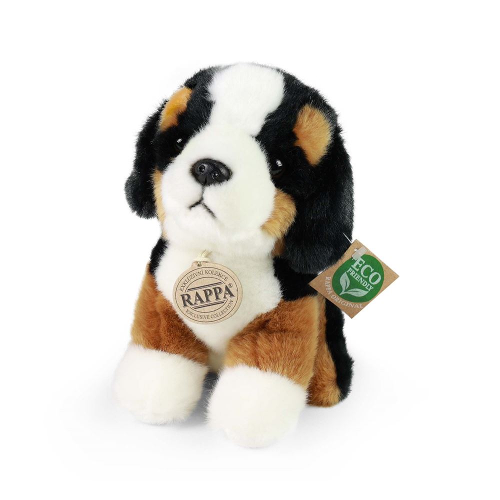 Peluche de perro Boyero de Berna 18 cm eco-amigable