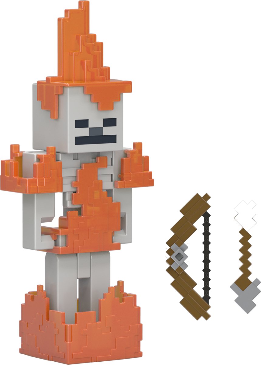Figura del núcleo del esqueleto de Minecraft.