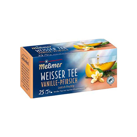 Messmer té blanco sabor vainilla 25x 1,40gr (12 piezas)
