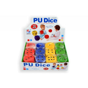 Dados soft 4cm display de 12 piezas