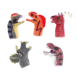 Dino títere de dedo | 4 piezas