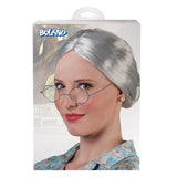 Boland peluca abuela abuela peluca pelo gris
