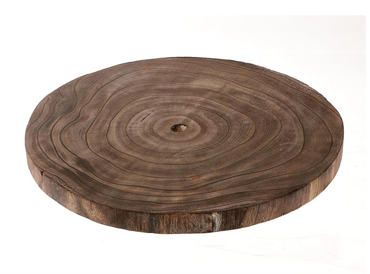 Hbx natural living basic disco de madera ø25-27cm