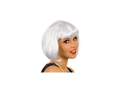 Boland peluca cabaret blanca peluca cabaret blanca plastico