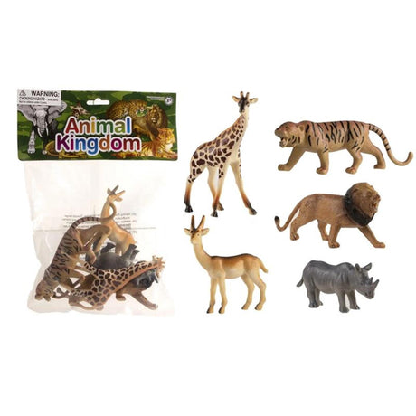 Animal kingdom animales salvajes 12-15cm bolsa de 5 piezas