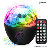 Partyfun luces partyfunlights - proyector de luz de estrellas con altavoz de fiesta bluetooth - 16 efectos de luz - control remoto - lámpara de proyector